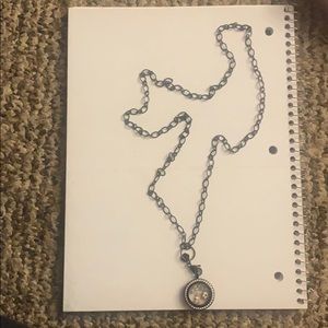 Origami owl long necklace